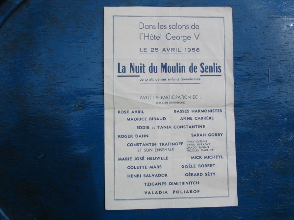 Gala de soutien au Moulin de Senlis